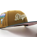 Arizona Diamondbacks 1998 Inaugural Season New Era 59Fifty Fitted Hat (Panama Pine Green Pink Under Brim)