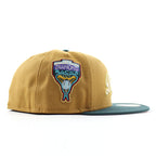 Arizona Diamondbacks 1998 Inaugural Season New Era 59Fifty Fitted Hat (Panama Pine Green Pink Under Brim)