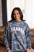 Arkansas Camo Mock Neck