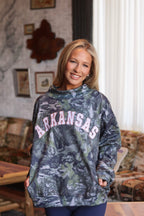 Arkansas Camo Mock Neck