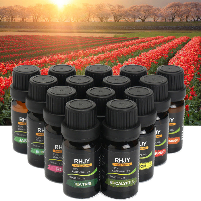 🔥AromaLux™ Essential Oil Diffuser Set – Relax, Refresh &amp; Transform Your Space