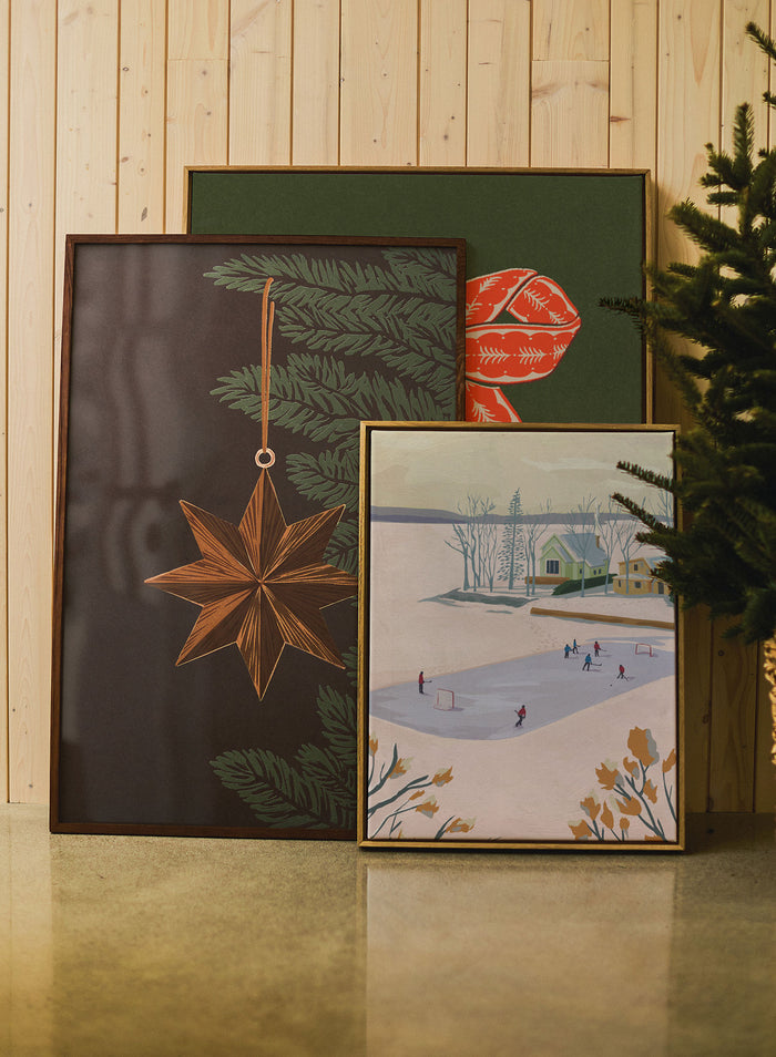 Backyard Hockey Rink, Poster
