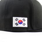 Baltimore Orioles South Korea Flag 59Fifty New Era Fitted Hat (Black Red Under Brim)