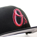 Baltimore Orioles South Korea Flag 59Fifty New Era Fitted Hat (Black Red Under Brim)