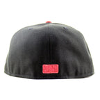 Baltimore Orioles South Korea Flag 59Fifty New Era Fitted Hat (Black Red Under Brim)
