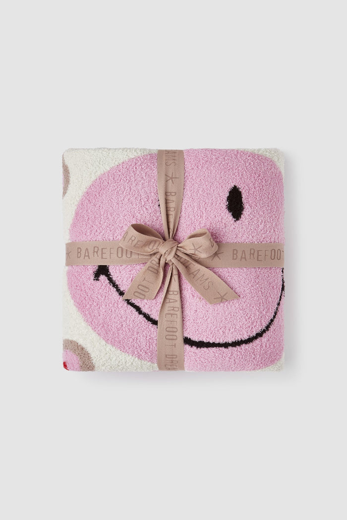 Barefoot Dreams CozyChic® Smiley® Stripe Blanket