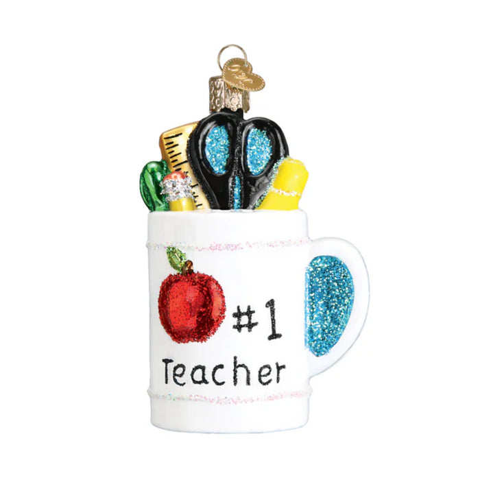 Best Teacher Mug Ornament