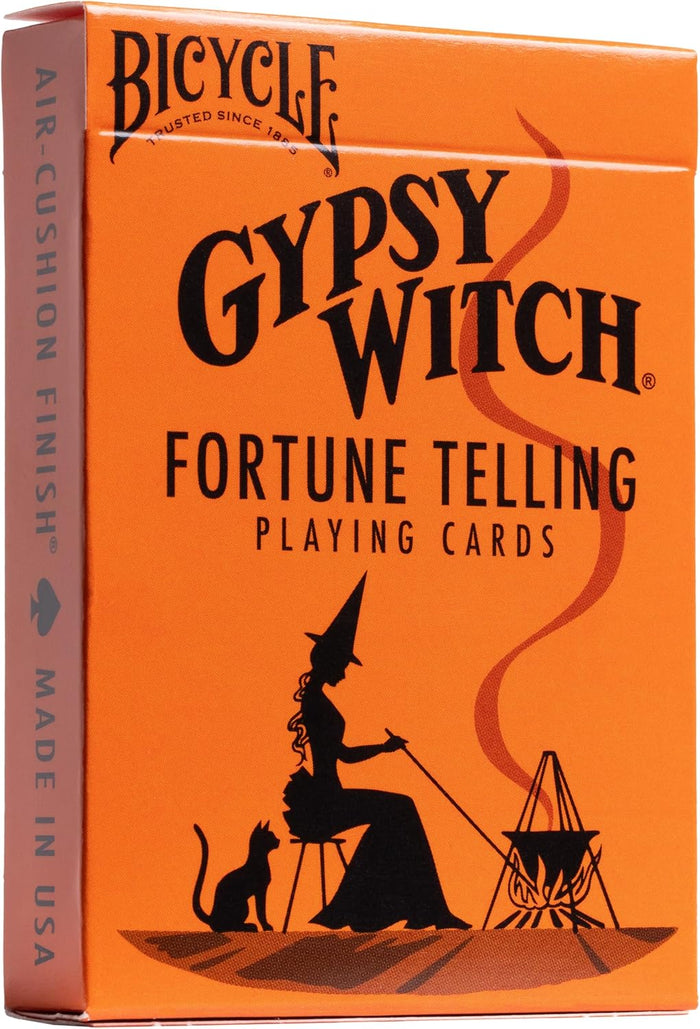 Bicycle Gypsy Witch Fortune Telling 52 Playing Card Deck, Play Card Games, Tarot Reading and Magic