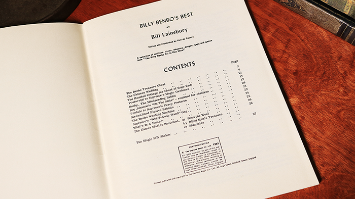 Billy Benbow's Best by Bill Lainsbury - Soft Cover Book