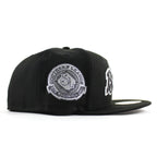 BIRMINGHAM BARONS Southern League New Era 59Fifty Fitted Hat (Metallic Iris Black Gray Under Brim)