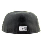 BIRMINGHAM BARONS Southern League New Era 59Fifty Fitted Hat (Metallic Iris Black Gray Under Brim)