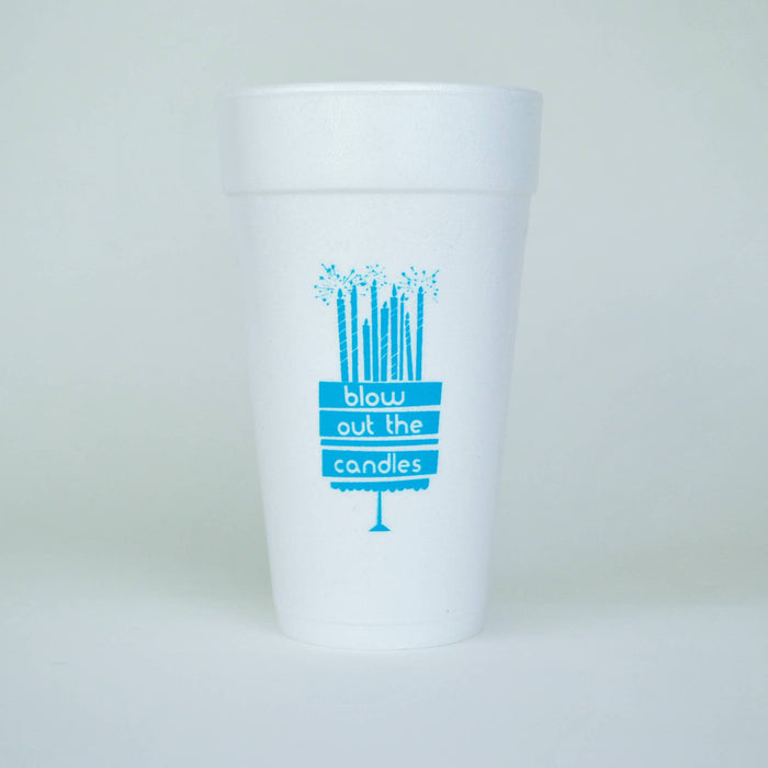 Birthday Cake Styrofoam Cups