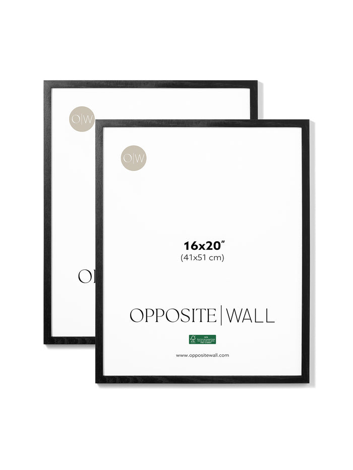 Black Oak Frame (2 Pack), 16x20 in | 41x51 cm