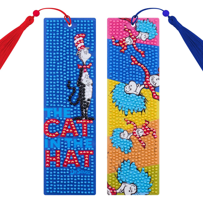 Bookmarks – The Cat in the Hat™ (Set of 2) - Diamond Art Club DIY Kit