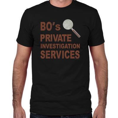 Bo's Private Investigation Services Fitted T-Shirt