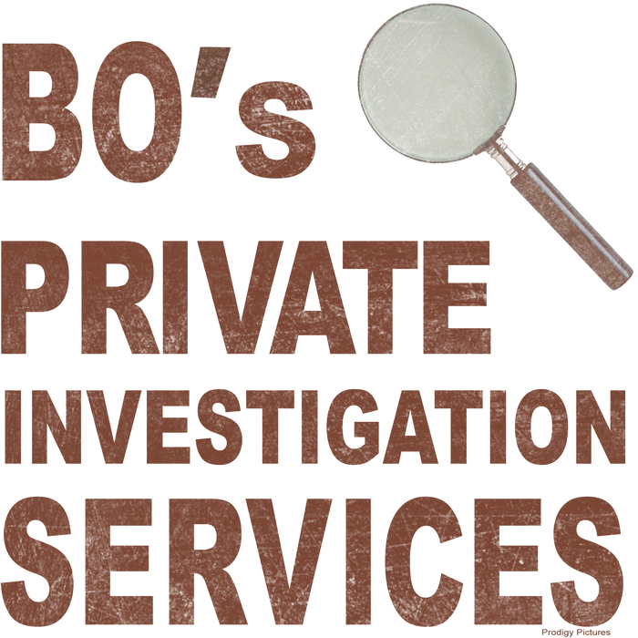 Bo's Private Investigation Services Women's Racerback Tank