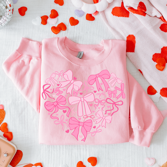 Bow Heart Graphic Tee