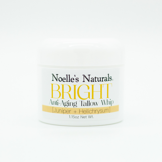 Noelle's Naturals - Bright - Anti-Aging Whipped Tallow cream for face and neck. Reduce fine lines and promote healthy cell regeneration naturally with our Bright Tallow Whip!