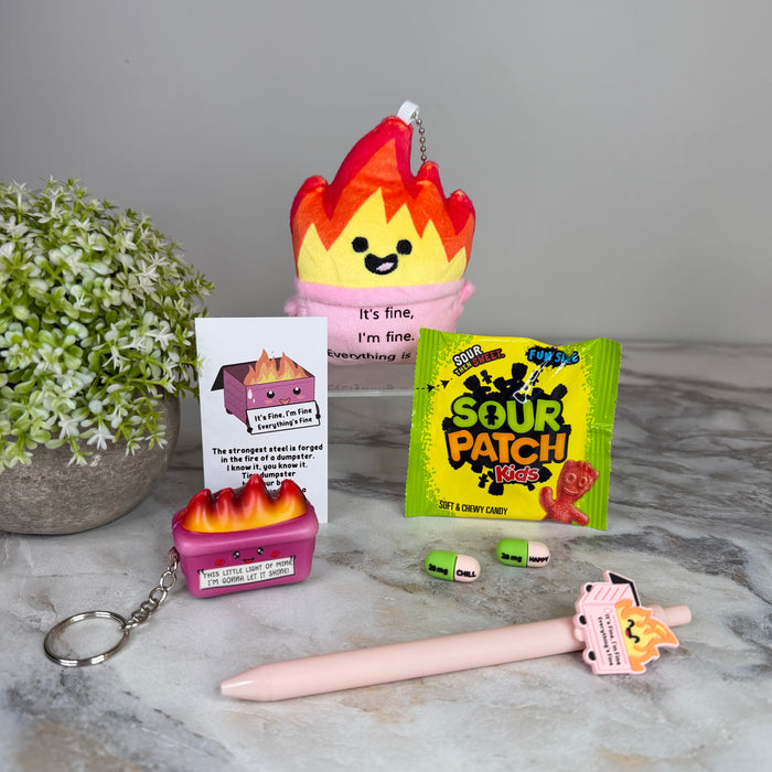Bundled Set - Dumpster Fire Plush + More
