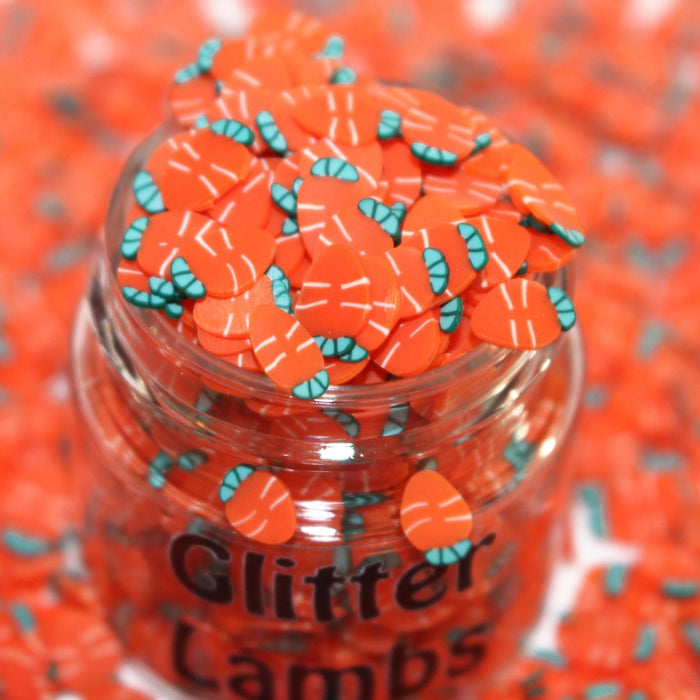 Bunny Carrots Clay Sprinkles by GlitterLambs.com
