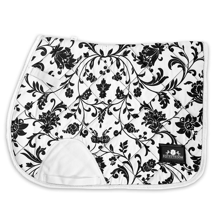 B&W - Floral Saddle Pad