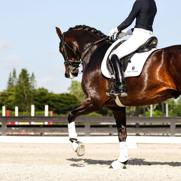 B&W - White Saddle Pad