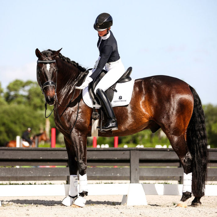 B&W - White Saddle Pad