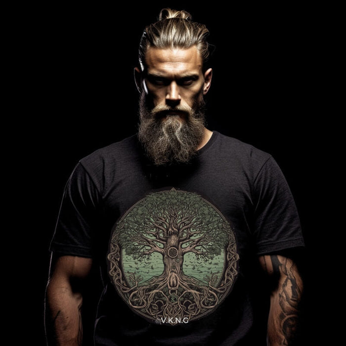 Printify T-Shirt Yggdrasil V4 V.K.N.G™ T-Shirt