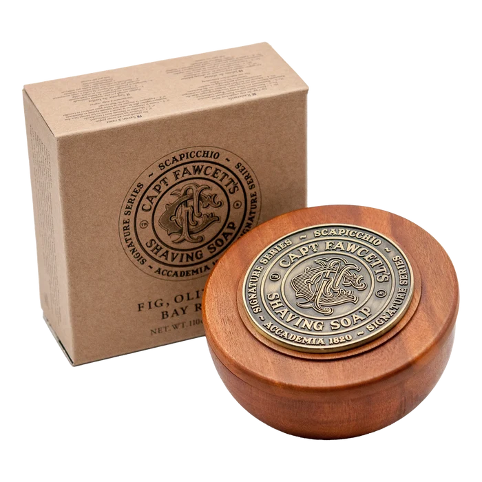 Captain Fawcett's barbersåpe i skål - Scapicchio