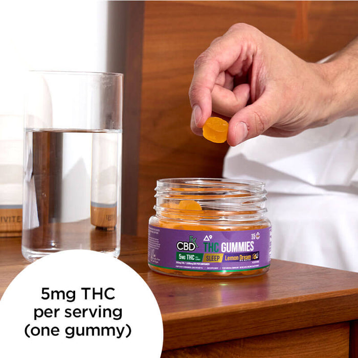 CBD Gummies + THC: Lemon Dream