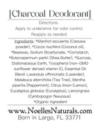 Charm Organic Charcoal Deodorant [Fresh Spa Scent]