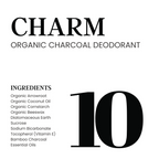 Charm Organic Charcoal Deodorant [Fresh Spa Scent]