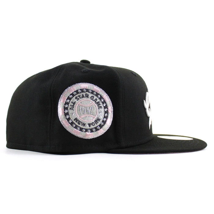 Chicago White Sox 1942 All Star Game Poker Chip New Era Fitted 59Fifty Hat (Black Pink Under Brim)