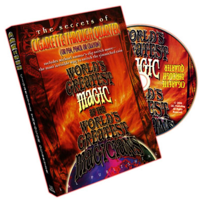 Cigarette Through Quarter:  World's Greatest Magic by the World's Greatest Magicians - Digital Download