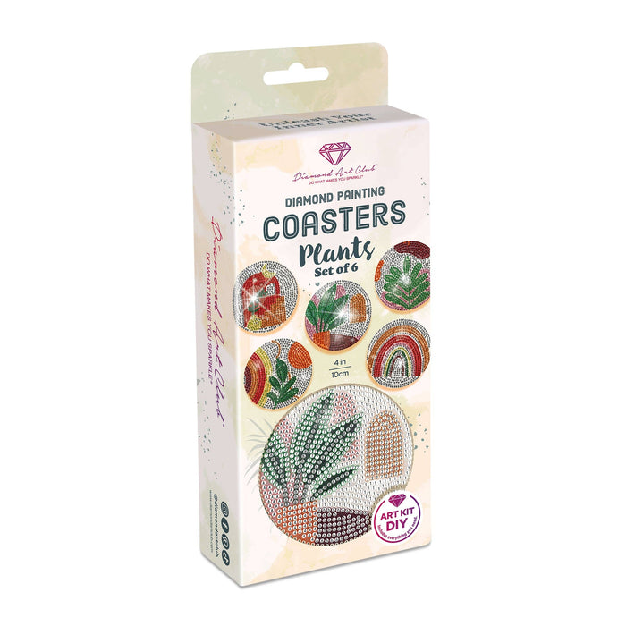Coasters - Plants - Diamond Art Club DIY Kit