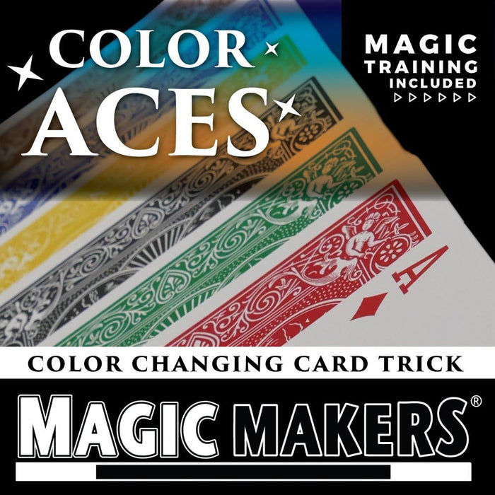 Color Aces Packet Card Trick - Bicycle Card Packet Trick and Online Learning!