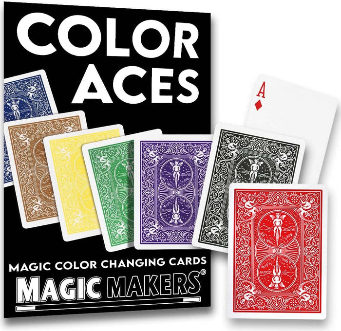Color Aces Packet Card Trick - Bicycle Card Packet Trick and Online Learning!