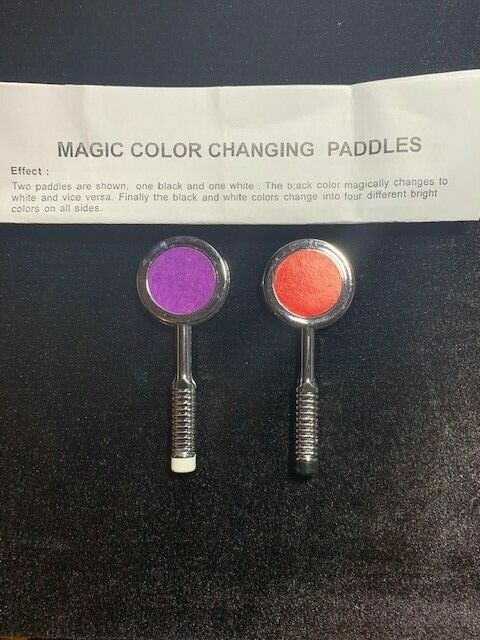 Color Changing Paddles - Easy To Do Magic - Magic Color Changing Paddles