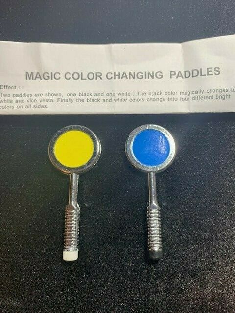 Color Changing Paddles - Easy To Do Magic - Magic Color Changing Paddles