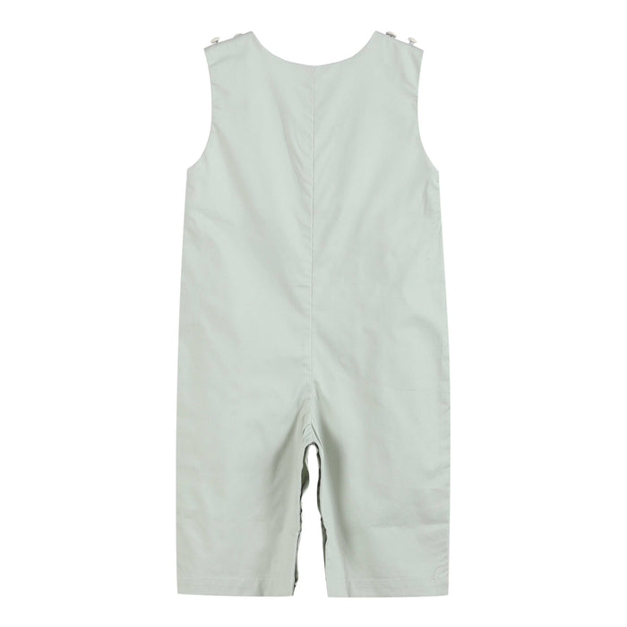 Construction Smocked Overalls: 12-18M