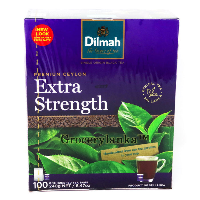 Dilmah Extra Strength Ceylon Tea 100 Tea Bags - Grocerylanka.com