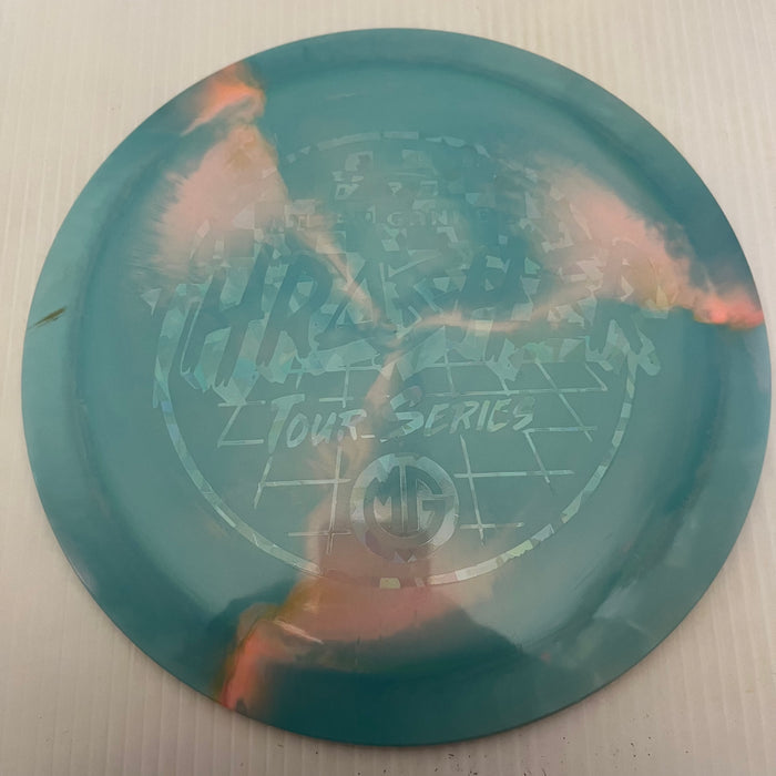 Teal & Peach/Ghost Shatter Stamp/173-174g 21