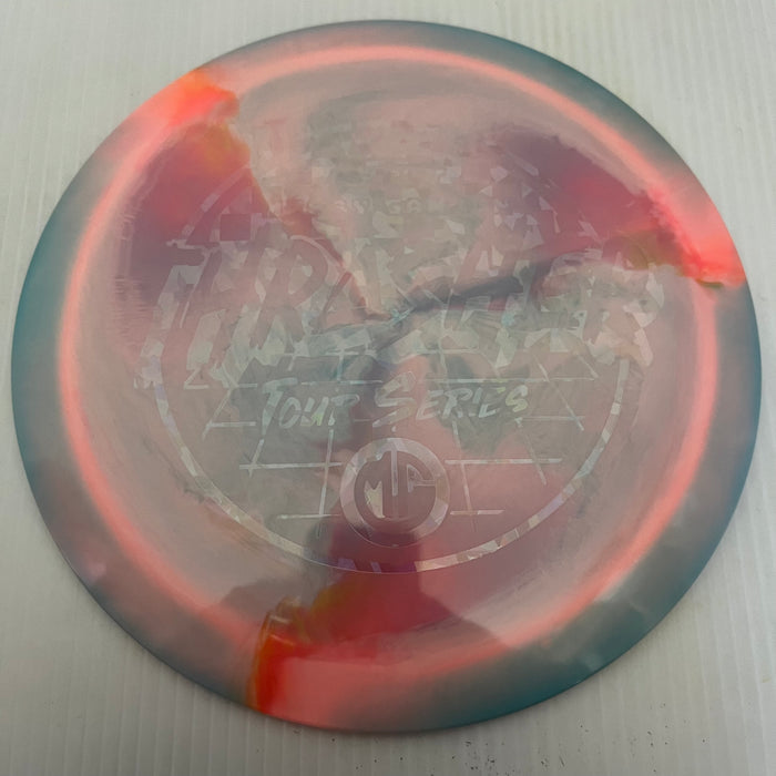 Bright Peach & Teal/Ghost Shatter Stamp/173-174g 29