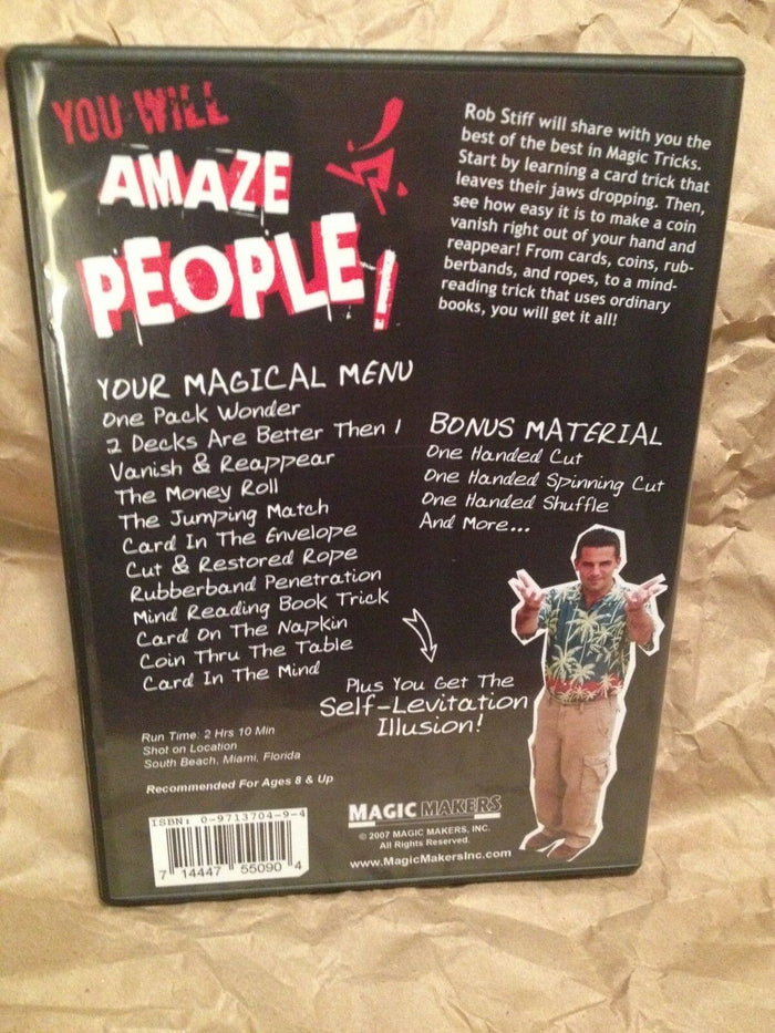 Do You Want To Learn Magic? - DVD - Learn Magic With Common Objects!