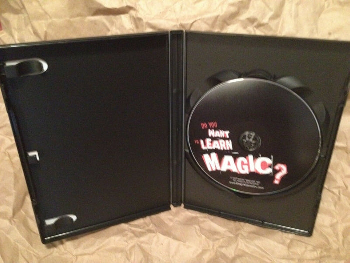 Do You Want To Learn Magic? - DVD - Learn Magic With Common Objects!