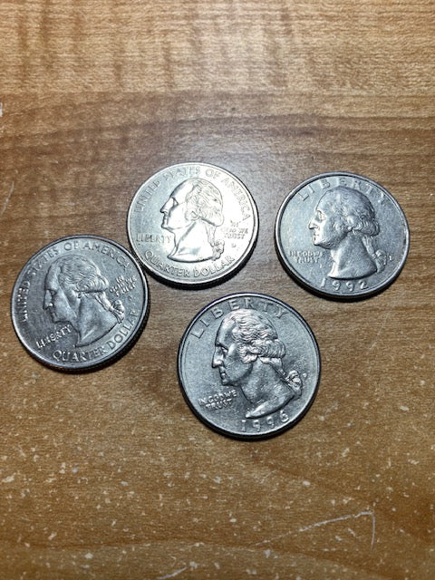 Double Sided Quarter - You Can't Lose! - Heads or Tails on Both Sides - Win Coin Tosses!