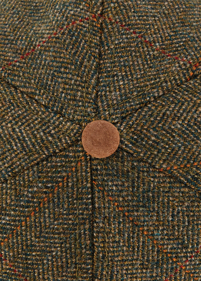 Dowd Mens Tweed Cap - Cedar