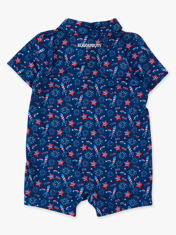 Fireworks Polo Romper