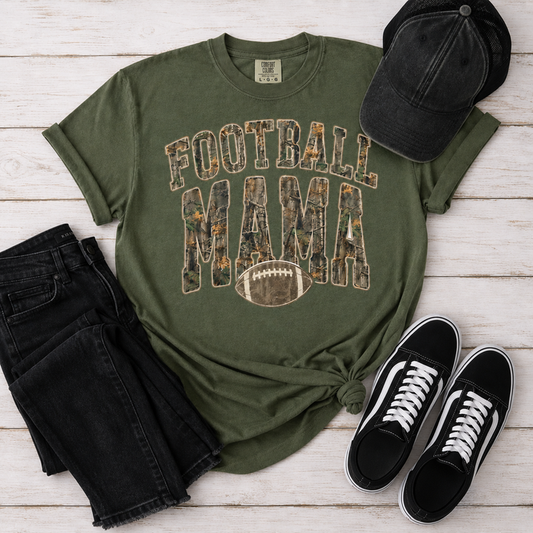 Football Mama Camo Tee