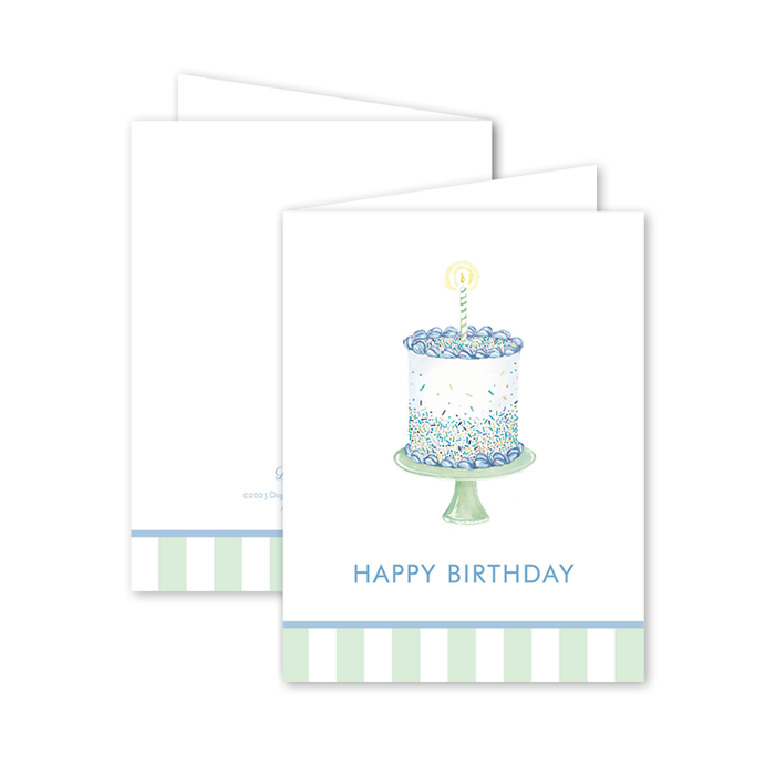 Funfetti Blue Cake Birthday